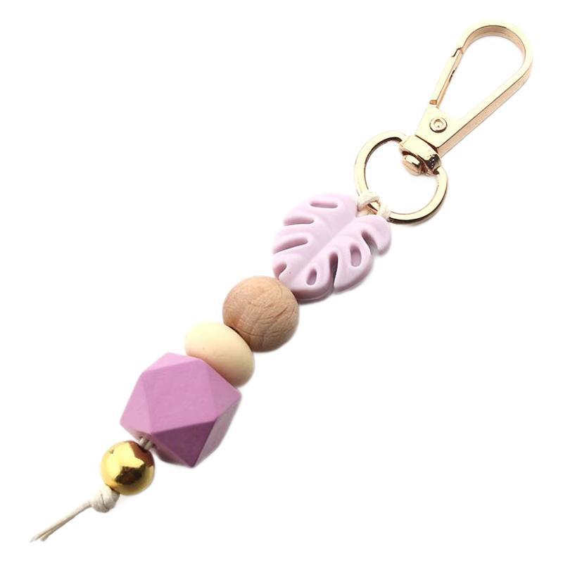Wholesale Cartoon Flower Hangers Creative Color Silicone Beaded Bracelet